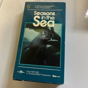 Vintage National Geographic 'Seasons in the Sea' VHS tape